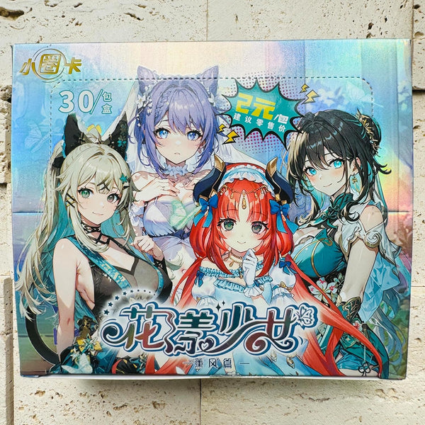 Tanha 151 Pcs Goddess Story TCG Booster Box 2 Yuan 2024/New (Flower Girl /HYSN02)