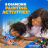 6 1500+ 3 3 Blue Marble Ultimate Diamond Painting Kit for Kids Craft Activities with Gems, Make Window Art Pieces