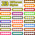 Neureyte 92 Pack 24 Links Wacky Tracks Snap and Click Fidget Toys,Fidget Snake Toy for Party Favors,Plastic Chains