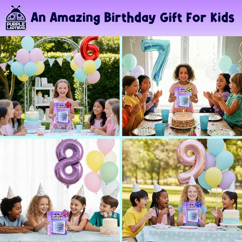 6+ 8-12 Creative10 6 8-13 DIY Infinity Mirror Kit for Kids Age - Crafts for Girls with Lights & Custom Letters - Year