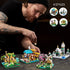 Four Seasons Cherry Blossom Micro Building Blocks Mini Sets, 4 Kits Tree House Flowers & Plants for Adults and Kids