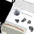 DANCING BEAR Meteorite from Space, 5 pcs Campo del Cielo from Argentina, Educational Card & Magnifying Box