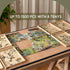 8 1500 Becko US Wooden Puzzle Sorting Trays with Sliding Drawer Design, Jigsaw Puzzle Sorters for Storage, Puzzles