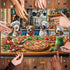 1000 Funny Dog Pizza Jigsaw Puzzle, Piece Puzzle for Adults, Food Kitchen Puzzles, Animal Pet Lover Challenging