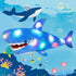13" Cuteoy Light-up Singing Plush Shark LED Musical Stuffed Animal Adjustable Volume Lullaby Plushies Birthday