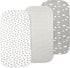 Baby Bassinet Sheet Set for Boy and Girl, 3 Pack Organic Jersey