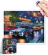 Plastic Jigsaw Puzzles for Adults, 2000 Pieces Bigelow Illustrations - Rain on The Boulevard, No Puzzle Mat Required