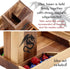 Wooden Magnetic Dice Tower with Dice Tray for Dungeons and Dragons - Portable Dice Roller Tower for Tabletop RPG Games