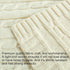 NTBAY 100% Pure Cotton Cable Knit Toddler Blanket, Super Soft Warm, 30x40 Baby Blanket for Crib, Ivory