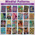 24 Liliful Pcs Mindful Coloring Book Bulk for Adult DIY Art Stress Relief Drawing Book with Relaxing Mindfulness