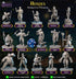 Hero, Player-Character, NPC DND Miniatures, 28mm-32mm Unpainted D&D Minis for Tabletop Fantasy Games