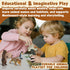 9 3-5 Zippytots PCS Zoo Animal Toys for Kids Realistic Plastic Wild Animal Figurine Toys Educational Learning Toy
