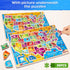 3-5, 4-6, 3-8, SYNARRY Large USA Wooden Puzzles for Kids Ages Learning United States Map Puzzles for Kids Ages Wood
