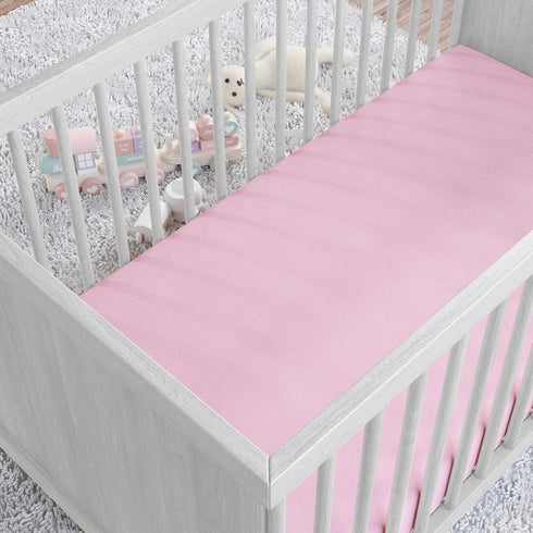 Amazon Basics 100% Cotton Jersey Knit Fitted Crib Sheet for Boys and
