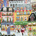 1000 23" 23" eeBoo Piece Puzzle - Paris Christmas Jigsaw Puzzle for Adults, Square x Made with Recycled Board