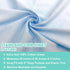 American Baby Company 2 Pack Fitted Crib Sheets, 28" x 52", Soft Breathable Neutral Cotton, Blue and White