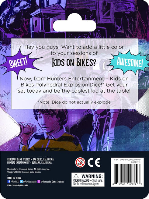 Kids On Bikes RPG Dice Set