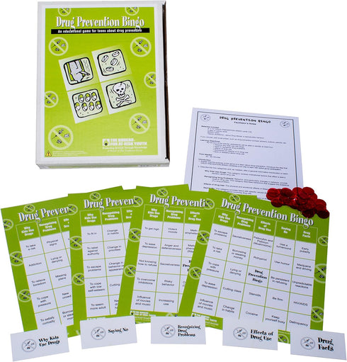Drug Prevention Bingo Game for Teens