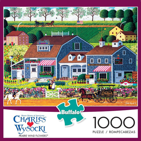 Buffalo Games Charles Wysocki Prairie Wind Flowers - 1000 Piece Jigsaw Puzzle
