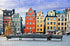 Old town of StockholmJigsaw Puzzles 1000 Pieces for Adults, popular touristic attraction Sweden Wooden Puzzle Fit Together Perfectly Gifts for Family