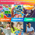QUOKKA Wooden Puzzles for Kids Ages 4-6, 3 Educational Toddler Puzzles, USA, World, Space Maps, Gift for Boys and Girls