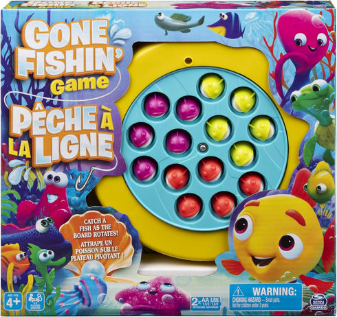Spin Master Games Gone Fishing Board Game - For Kids and Families
