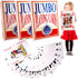 3 Pack Jumbo Playing Cards Oversized Deck, Large Poker Cards for Family Party Game BBQ Casino Decorations (7 x 5 Inch)