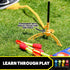 Stomp Rocket Ultra Rocket Launcher for Kids, 4 Rockets - Fun Outdoor Toys for Boys & Girls