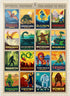 MyPuzzle Mythical Creatures from Around The World - Vintage Poster - Premium 1000 Piece Jigsaw Puzzle for Adults