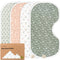 KeaBabies 4-Pack Baby Burp Cloths Baby Girl, Boy - Organic Cotton Burp