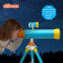 Projector Telescope for Kids - Children's Telescopes with 24 Space Images & Educational Insights Book