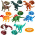 8 JOYIN Pcs Easter Prefilled Eggs Filled with Deformable Transforming Dinosaur with Movable Joints for Easter Basket