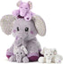 Elephant Mommy Stuffed Animal Mom and Baby Plush Toy, Cute 13" Small