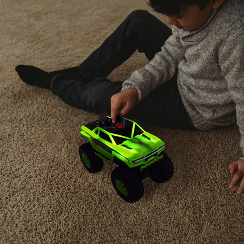12" Maxx Action Motorized 'Lights & Sounds' Off-Road Monster Truck - Green