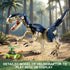 QUENTINAG Sets 910PCS, 6+ Dinosaur Toy Building Build Mighty T.rex & Velociraptor, Dinos World Building Kit for Boys