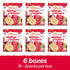12 Count (Pack 6) Happy Baby Organics Baby Snacks, Gentle Teething Crackers, Gluten Free & Vegan, Strawberry & Beet