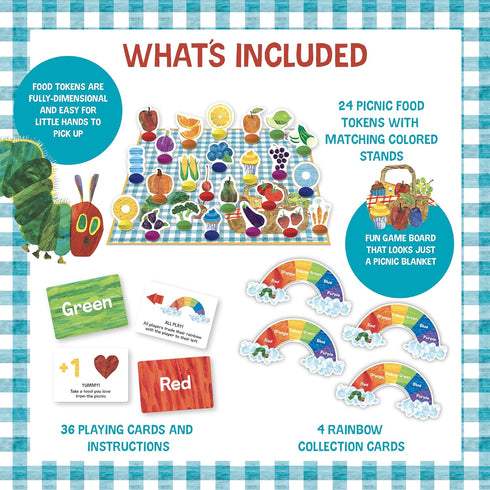 Briarpatch | The Very Hungry Caterpillar Rainbow Picnic Game for Ages 3+