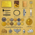 16+ 6+ PIBEX Pirate Treasure Coins Dig Kit Dig & Collect Ancient Metal Coin Replicas, Fools Gold & Pirate Charms STEM