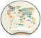 BABYBOET Splat Mat for Baby, Waterproof 4 Layer High Chair Floor Mat, 53” x 53” with Anti-Skid Backing