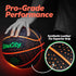 GlowCity Glow in The Dark Basketball for Teen Boys, Glowing Red Basketball, Light Up LED Toy for Night Ball Games
