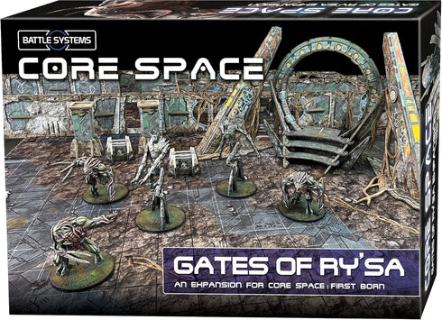 Battle Systems BSGCSE013 Core Space First Born Expansion - Gates of Ry'sa with 28mm Miniatures