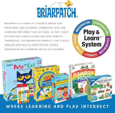 Briarpatch | The Very Hungry Caterpillar Rainbow Picnic Game for Ages 3+