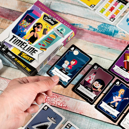 Zygomatic Timeline Twist - Pop Culture Edition Trivia Game, Fun Family Game for Kids and Adults, Ages 8+, 2-6 Players