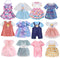 AISYAH Girl Doll Clothes,12 Sets Doll Clothes Dress for 12 13 14 Inch