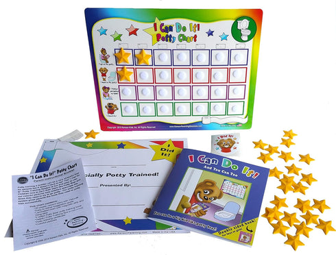 Updated Kenson Kids I Can Do It! Potty Chart Toilet Training System!