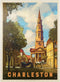 MyPuzzle Charleston, South Carolina - St Philip's Church Vintage Poster, Premium 1000 Piece Jigsaw Puzzle