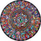Bgraamiens Puzzle - Mandala Petals - 1000 Pieces Round Puzzle - Color Challenge for Adults and Kids