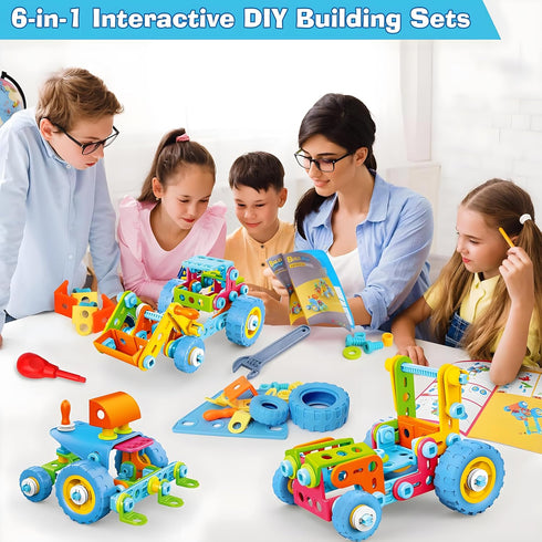 3 4 5 6 7 8+ 4-8 5-7 6-8 8-12, 118pcs MOONTOY STEM Toys for Year Old Boy Birthday Gift, Building Toys for Kid Age