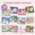 3-7, Klever Kits Dot Art Kit for Kids, No Mess Sticker for Toddlers Craft Kits, DIY Creative Activity, Travel Toy