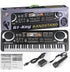 61 Keyboard Piano for Kids beginner Portable Electric Digital Piano Keyboards key Musical Instruments Toy w/Microphone